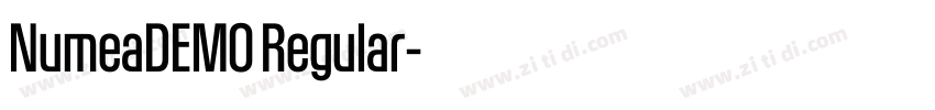 NumeaDEMO Regular字体转换 NumeaDEMO Regular字体转换